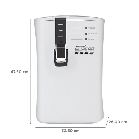 Aquaguard Superb 4.9L UV + UF Water Purifier with LED Indicator (White)