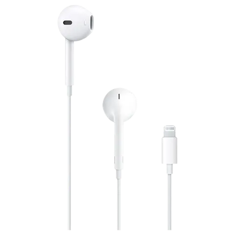 Apple EarPods MMTN2ZM/A Wired Earphones with Mic (Lightning Connector, In Ear, White)