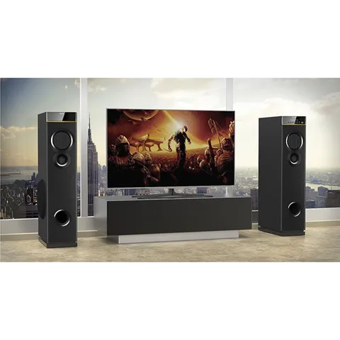 PHILIPS 80W Multimedia Speaker (Surround Sound, 2.0 Channel, Black)