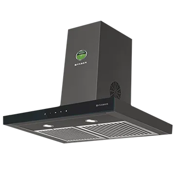 FABER STILUX 3D T2S2 BK TC LTW 90cm 1095m3/hr Ducted Wall Mounted Chimney with Touch Control Panel (Black)