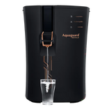 Aquaguard Royale 5.5L RO + UV + MTDS + SS Smart Water Purifier with Active Copper Zinc Booster Tech and 7 Stage Purification (Black/Bronze)