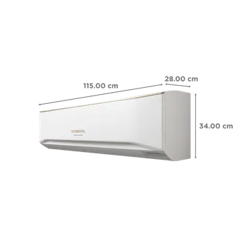 O GENERAL CET Series 1.5 Ton 5 Star Inverter Split AC (Copper Condenser, PM 2.5 Filter, ASGG18CETAB)