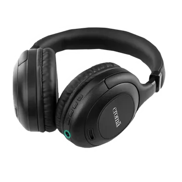 Croma Bluetooth Headphone with Mic (Up to 16 Hours Playback, On Ear, Black)