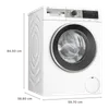 BOSCH 10 kg 5 Star Fully Automatic Front Load Washing Machine (Series 6, WGA254A0IN, EcoSilence Drive, White)