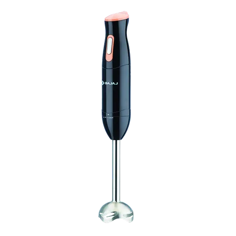 BAJAJ 300 Watt Hand Blender (Silent DC Motor, Black)