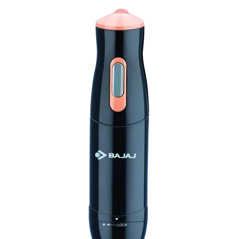 BAJAJ 300 Watt Hand Blender (Silent DC Motor, Black)