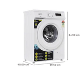 Croma 6 kg 5 Star Fully Automatic Front Load Washing Machine (CRLWFL0605W7901, In-built Heater, White)