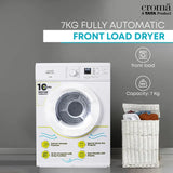 Croma 7 kg Fully Automatic Front Load Dryer (Fixed Frequency Motor, White)