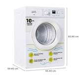 Croma 7 kg Fully Automatic Front Load Dryer (Fixed Frequency Motor, White)