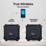 Croma 5W Portable Bluetooth Speaker (IPX7 Waterproof, High Bass, Black)