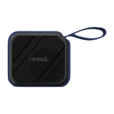 Croma 8W Portable Bluetooth Speaker (Water Resistant, Rich Bass, Stereo Channel, Blue)