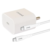 Croma 20W Type C Fast Charger (Type c to type c cable included, Apple compatible, white)