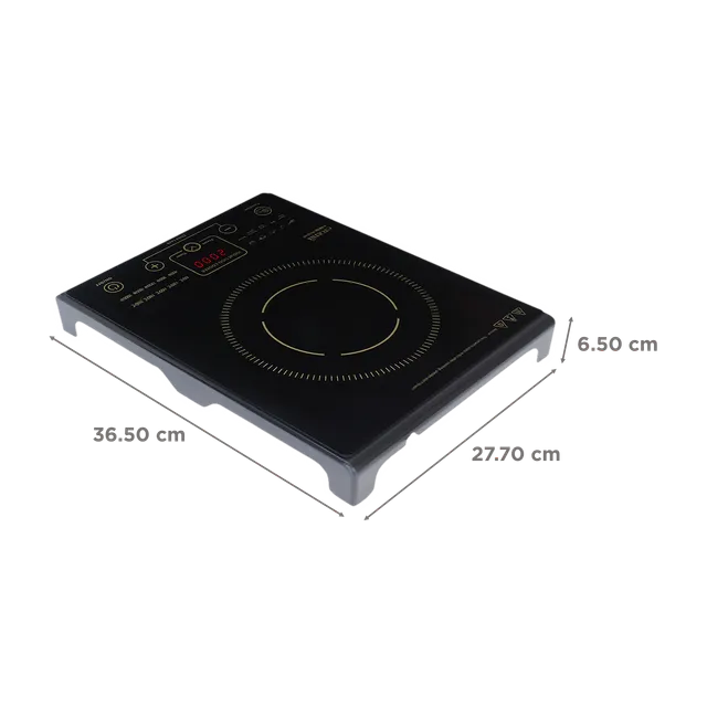 Croma 2000W Induction Cooktop with 5 Preset Menus