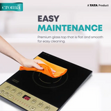 Croma 1600W Induction Cooktop with 7 Preset Menus