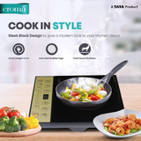 Croma 1600W Induction Cooktop with 7 Preset Menus