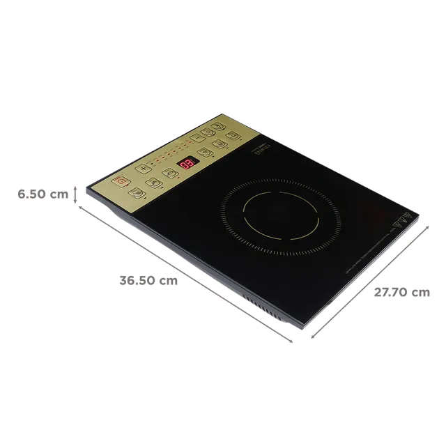 Croma 1600W Induction Cooktop with 7 Preset Menus