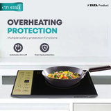 Croma 1600W Induction Cooktop with 7 Preset Menus