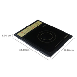 Croma 1200W Induction Cooktop with 7 Preset Menus