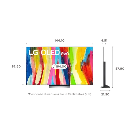 LG 65 Inch OLED evo TV (65C2X)