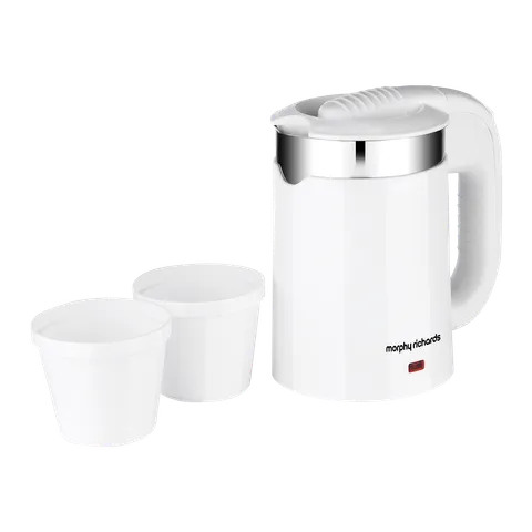 Morphy richards Luxe Beauty 700 Watt 0.5 Litre Electric Kettle with Auto Shut Off (White)