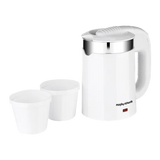 morphy richards Luxe Beauty 700 Watt 0.5 Litre Electric Kettle with Auto Shut Off (White)