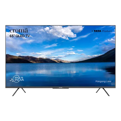 Croma 165 cm (65 inch) QLED 4K Ultra HD Google TV with Dolby Atmos