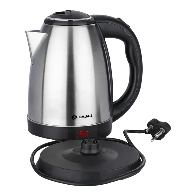 BAJAJ KTX 1500 Watt 1.8 Litre Electric Kettle with Concealed Heating Element (Black)