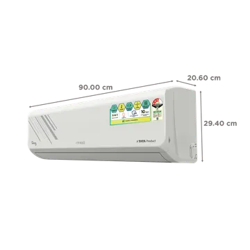 Croma 5 in 1 Convertible 1.5 Ton 3 Star Inverter Split AC with Self Diagnosis (Copper Condenser, CRLA018IND255352)