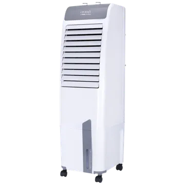 Croma 50 Litres Tower Air Cooler with Inverter Compatible (Ice Chamber, White & Grey)