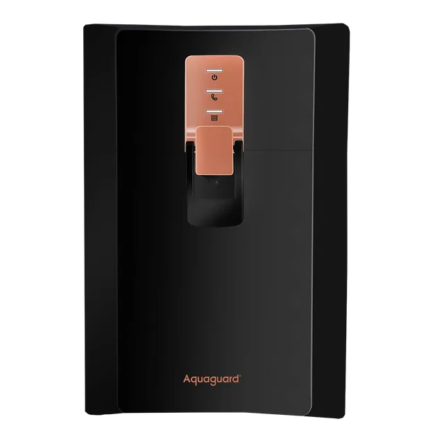 Aquaguard Superio 5L RO + UV + MTDS + SS Smart Water Purifier with Active Copper Zinc Booster Tech and 7 Stage Purification (Black/Metallic Copper)