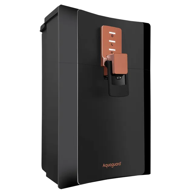 Aquaguard Superio 5L RO + UV + MTDS + SS Smart Water Purifier with Active Copper Zinc Booster Tech and 7 Stage Purification (Black/Metallic Copper)