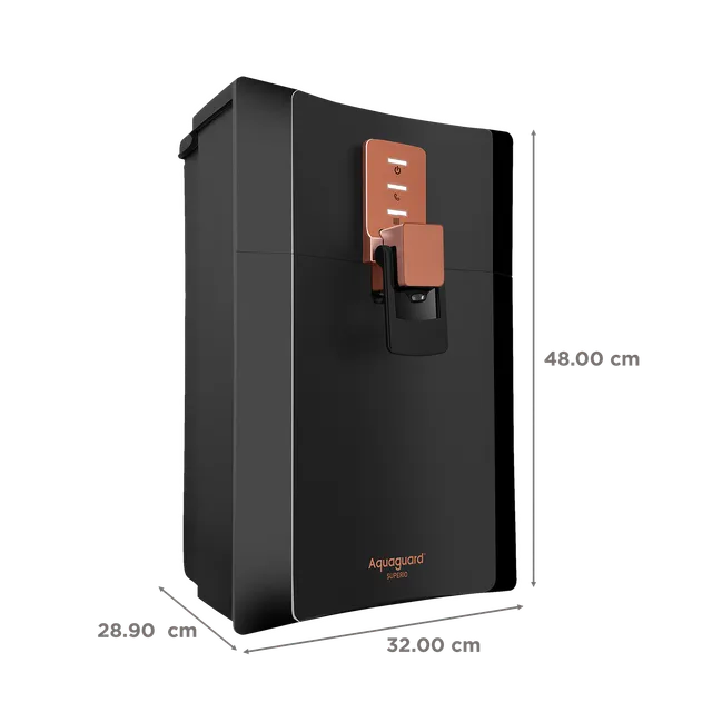 Aquaguard Superio 6L UV + UF Water Purifier with Mineral Guard Technology (Black/Metallic Copper)