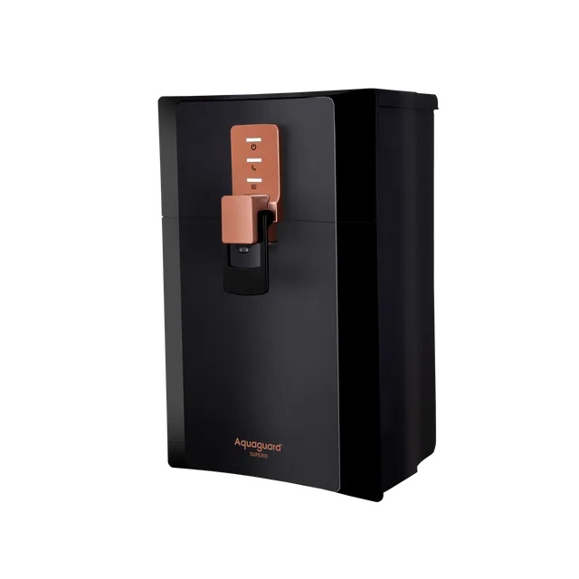 Aquaguard Superio 6L UV + UF Water Purifier with Mineral Guard Technology (Black/Metallic Copper)