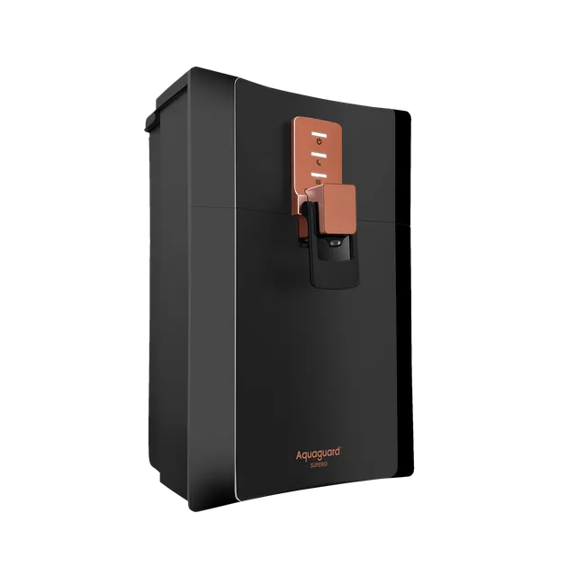 Aquaguard Superio 6L UV + UF Water Purifier with Mineral Guard Technology (Black/Metallic Copper)