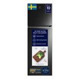 Electrolux 341 Litres 2 Star Frost Free Double Door Refrigerator (Black Steel)