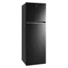 Electrolux 341 Litres 2 Star Frost Free Double Door Refrigerator (Black Steel)