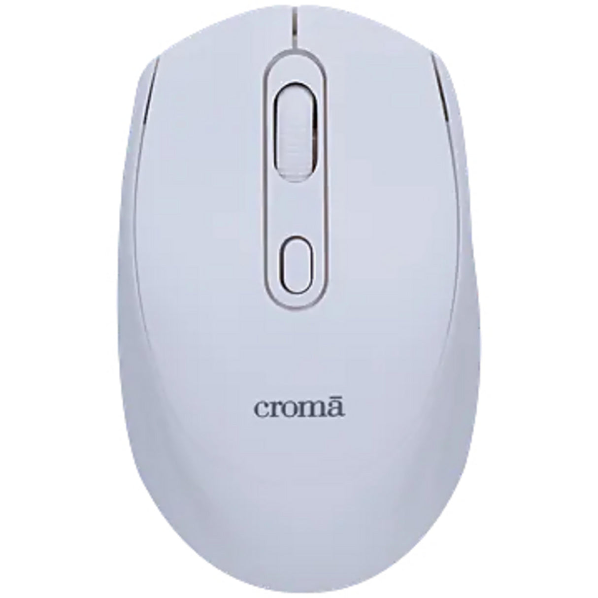 Croma Optical Wireless Mouse (1600 DPI, White)