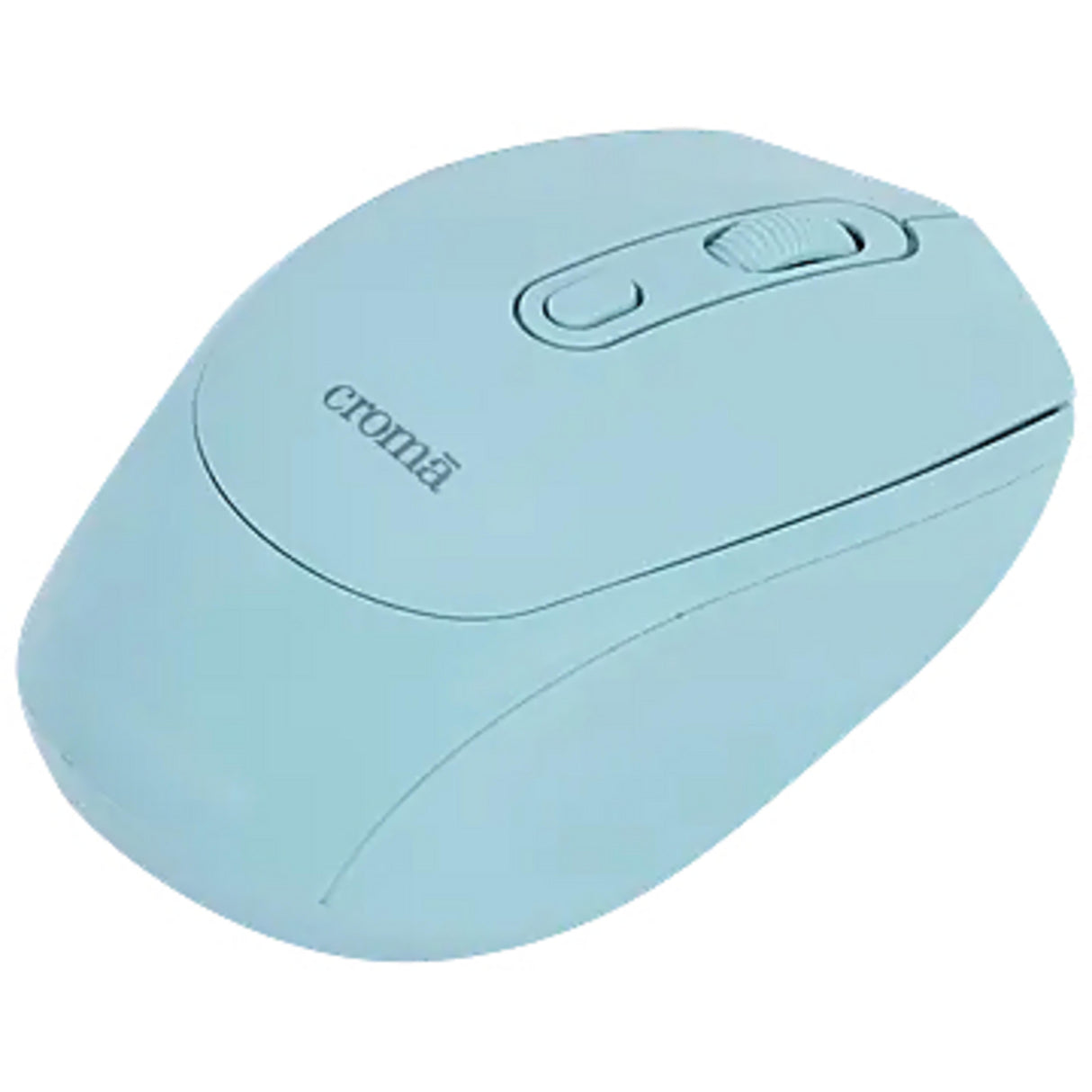 Croma Wireless Optical Mouse (1600 DPI, Compact & Lightweight Design, Blue)