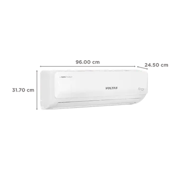 VOLTAS Vertis 5 in 1 Convertible 2 Ton 3 Star Inverter Split AC with 4-Way Swing (2023 Model, Copper Condenser, 243V Vertis Emerald)