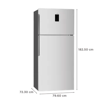 Electrolux UltimateTaste 500 537 Litres 1 Star Frost Free Double Door Refrigerator with Door Alarm (ETE5700C-A, Arctic Silver Steel)