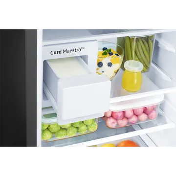 Samsung 224 Litres 2 Star Frost Free Double Door Refrigerator with Curd Maestro and Digital Inverter Compressor (RT28C3522S8/HL, Elegant Inox)