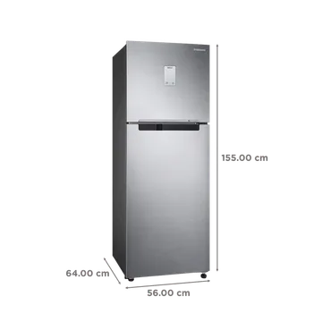 Samsung 224 Litres 2 Star Frost Free Double Door Refrigerator with Curd Maestro and Digital Inverter Compressor (RT28C3522S8/HL, Elegant Inox)