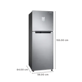 Samsung 224 Litres 2 Star Frost Free Double Door Refrigerator with Curd Maestro and Digital Inverter Compressor (RT28C3522S8/HL, Elegant Inox)