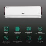 VOLTAS Vectra Pearl 4 in 1 Convertible 1.3 Ton 3 Star Inverter Split AC with Anti Dust Filter (Copper Condenser)