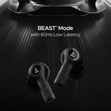 boAt Nirvana Ion TWS Earbuds with Environmental Noise Cancellation (IPX4 Water Resistant, 120 Hours Playback, Charcoal Black)