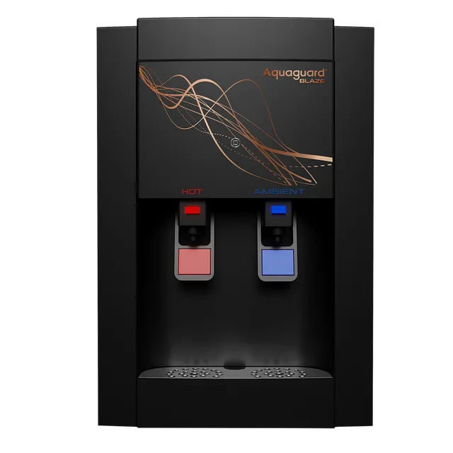 Aquaguard Blaze 4L UV + UF Hot & Cold Water Purifier with Chemiblock Technology (Black)