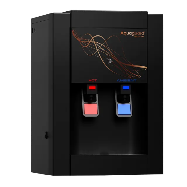 Aquaguard Blaze 4L UV + UF Hot & Cold Water Purifier with Chemiblock Technology (Black)