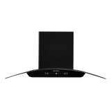 FABER SUNNY IN HC SC FL LG 90cm 1200m3/hr Ducted Auto Clean Wall Mounted Chimney with Touch & Gesture Control (Black)