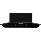 FABER SUNNY IN HC SC FL LG 90cm 1200m3/hr Ducted Auto Clean Wall Mounted Chimney with Touch & Gesture Control (Black)