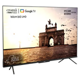 Croma 165 cm (65 inch) 4K Ultra HD LED Google TV with Bezel Less Display